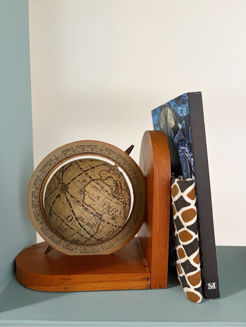 Vintage Globe Book End
